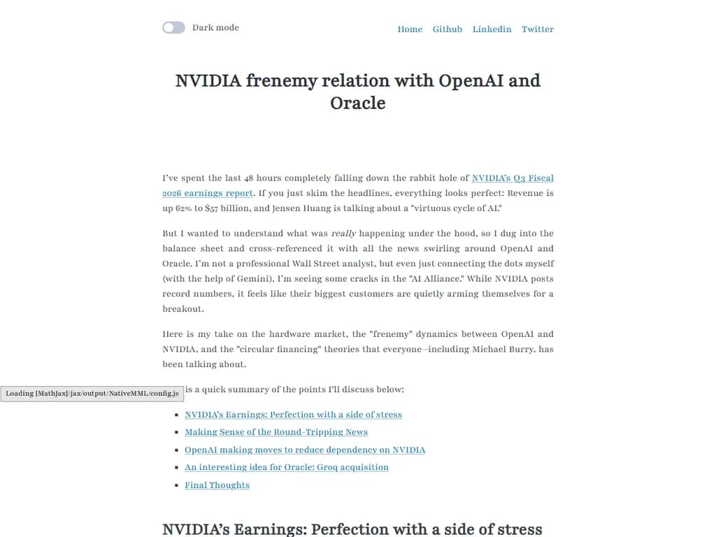 Deep dive on Nvidia circular funding