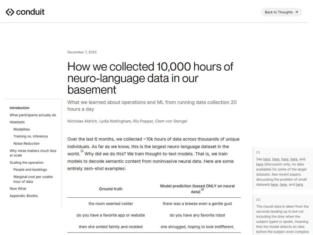 We collected 10k hours of neuro-language data in our basement