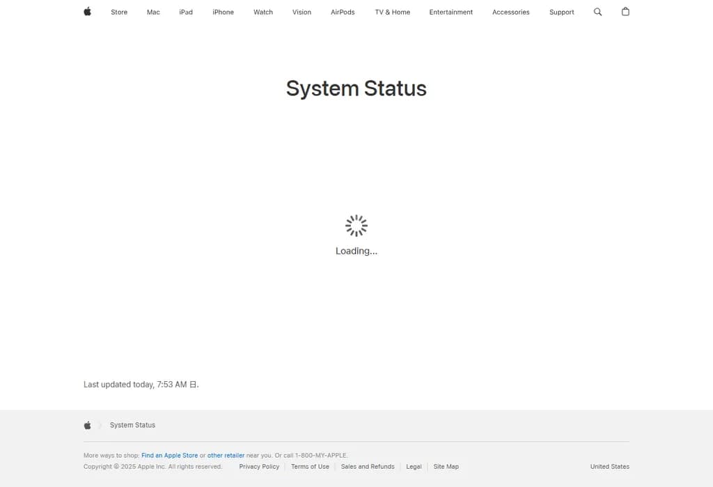 Apple Services Experiencing Outage