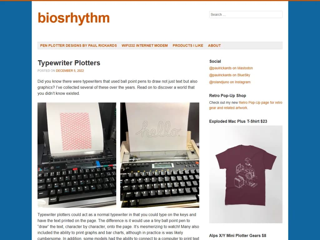 Typewriter Plotters (2022)