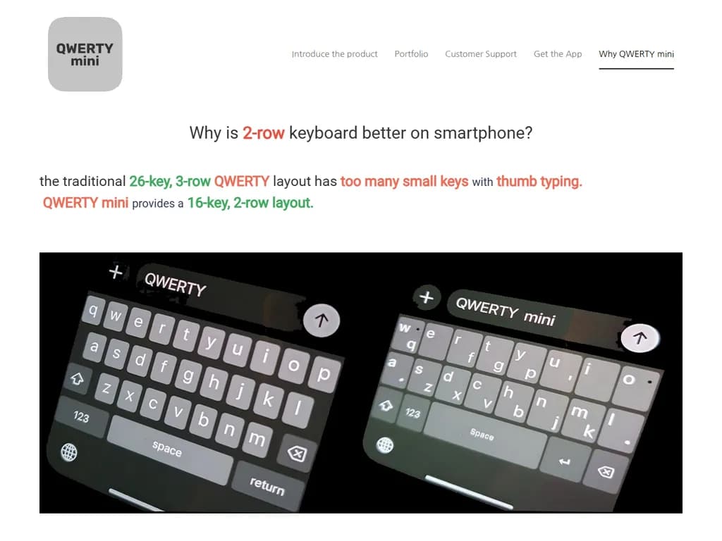 Show HN: A 2-row, 16-key keyboard designed for smartphones
