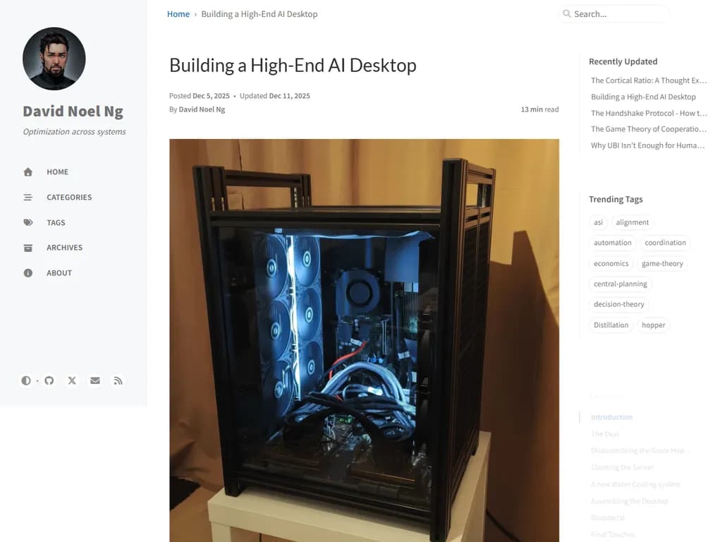 I got an Nvidia GH200 server for €7.5k on Reddit and converted it to a desktop