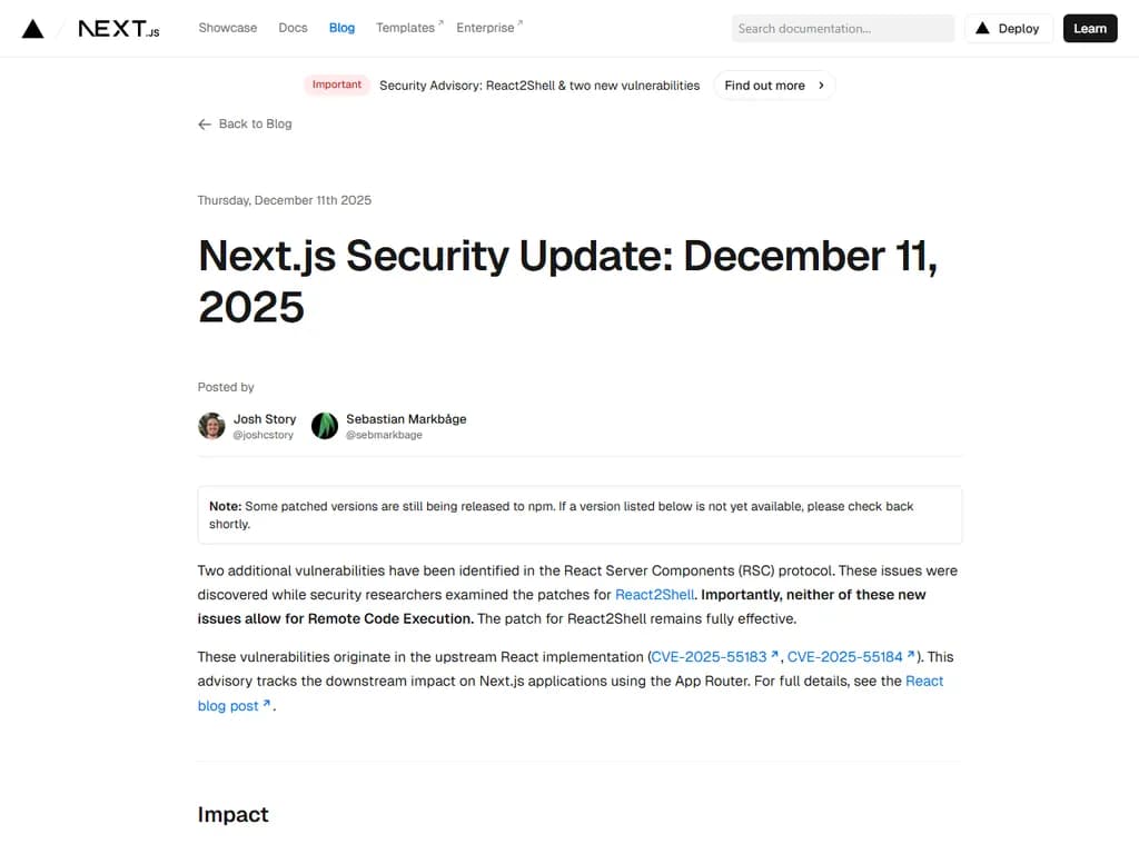 Two new RSC protocol vulnerabilities uncovered