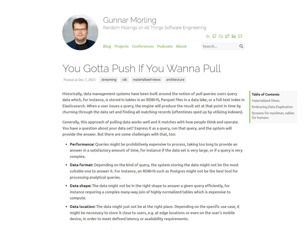 You Gotta Push If You Wanna Pull