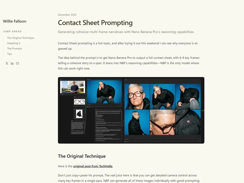 Contact Sheet Prompting