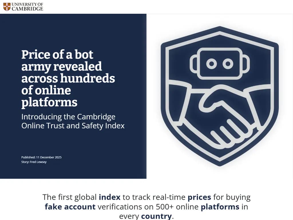 Price of a bot army revealed across online platforms