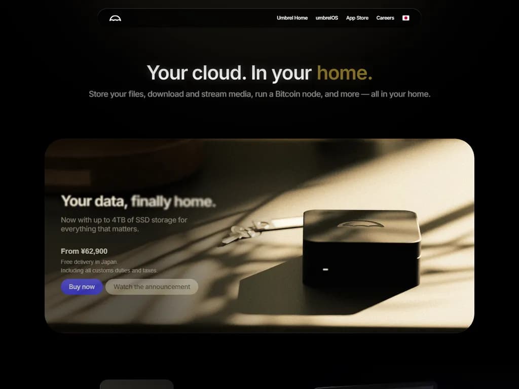 Umbrel – Personal Cloud