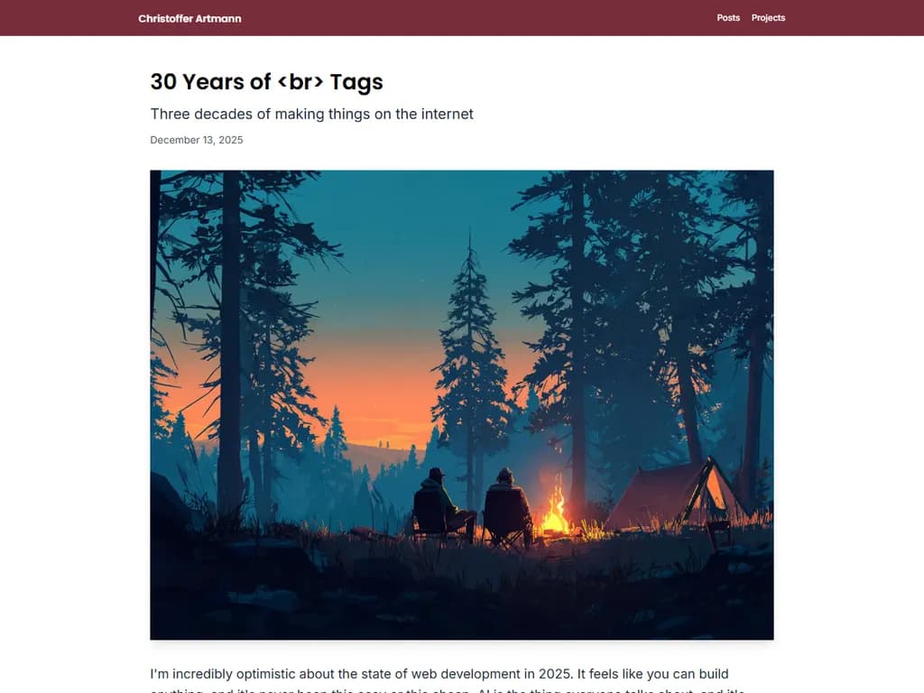 30 Years of <Br> Tags