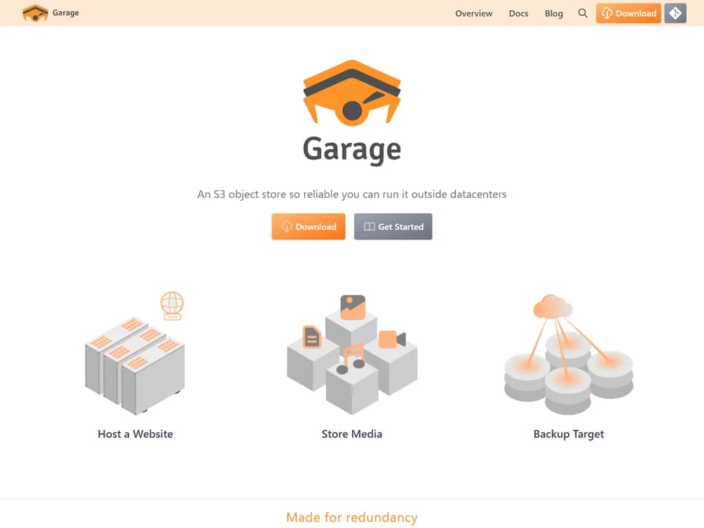 Garage – An S3 object store so reliable you can run it outside datacenters