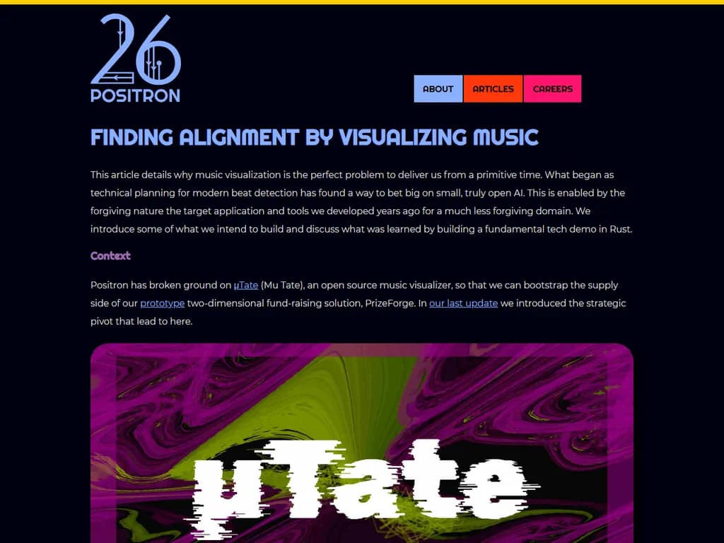 Finding Alignment by Visualizing Music in Rust