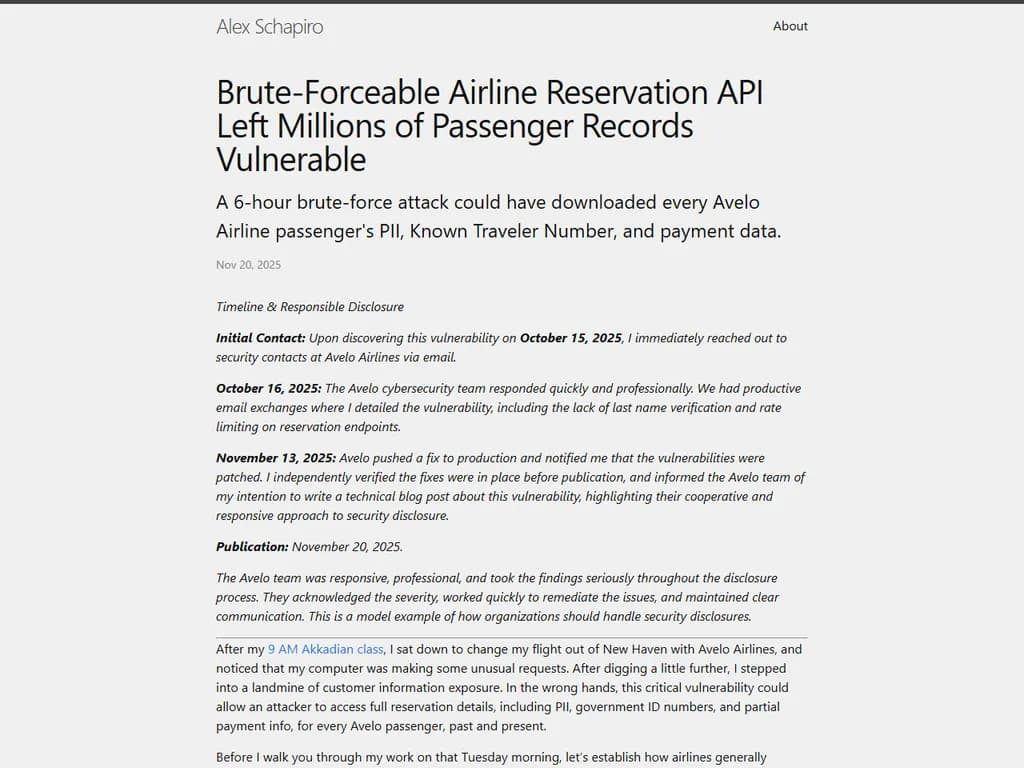 Reverse Engineering US Airline's PNR System and Accessing All Reservations