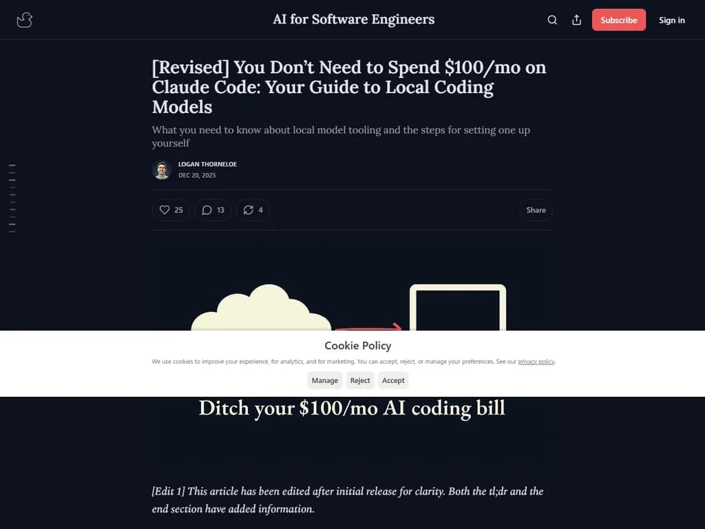 ローカルコーディングモデルへのガイド
