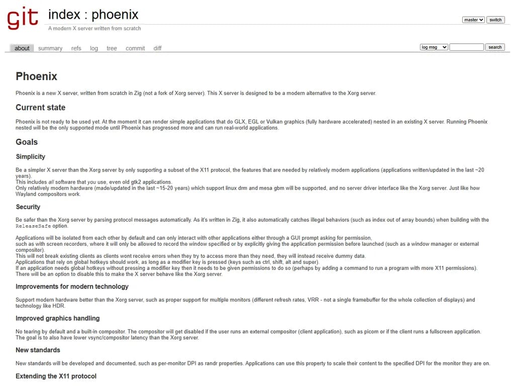 フェニックス：Zigでゼロから書かれたモダンなXサーバー