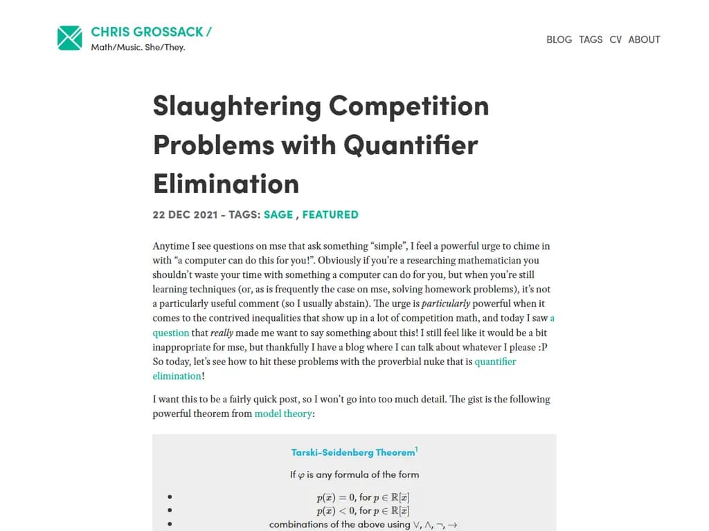 **「量化子除去を使った屠殺競技の問題」**