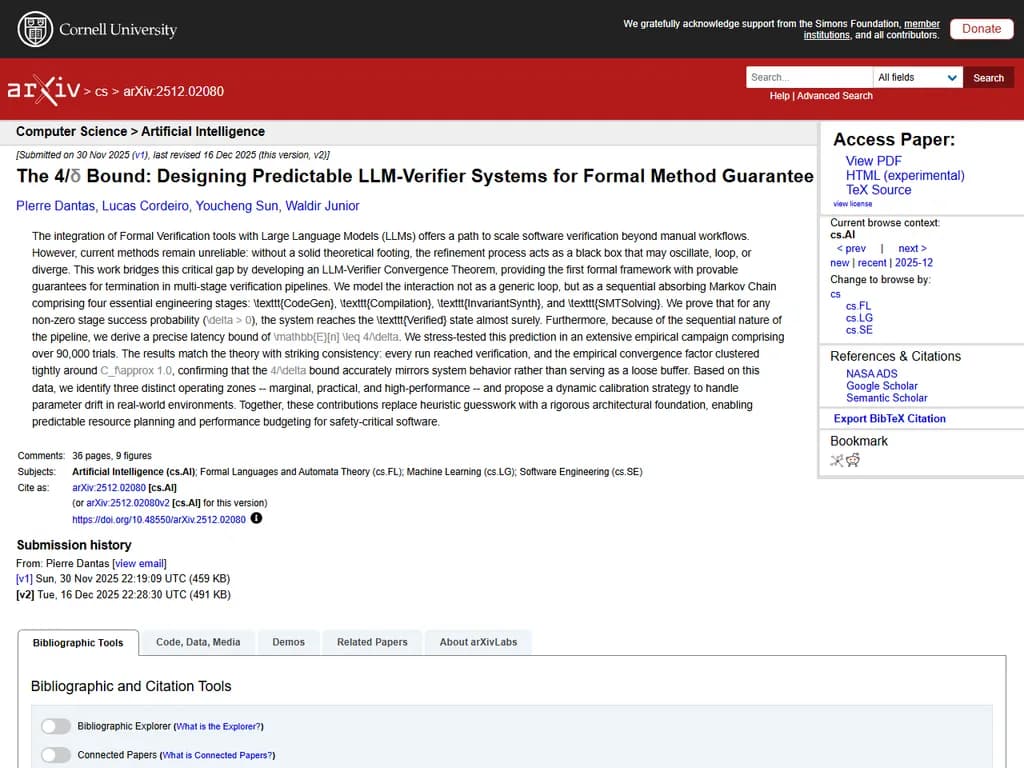 **形式手法保証のための予測可能なLLM‑検証システム設計**