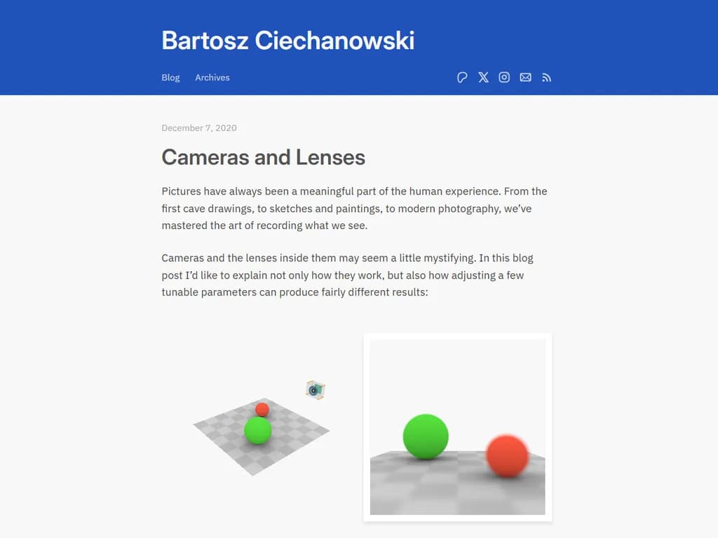 Cameras and Lenses (2020)