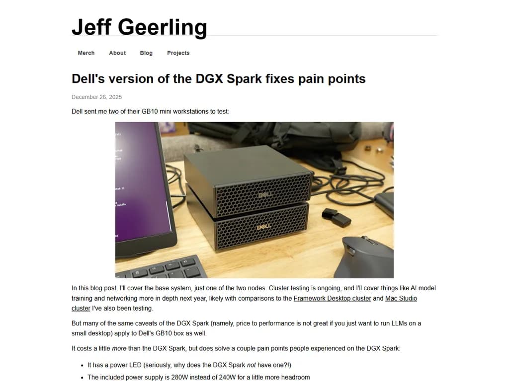 Dell's version of the DGX Spark fixes pain points