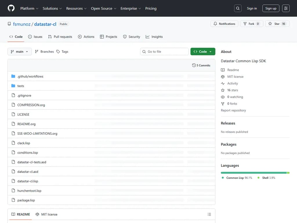 Common Lisp SDK for the Datastar Hypermedia Framework