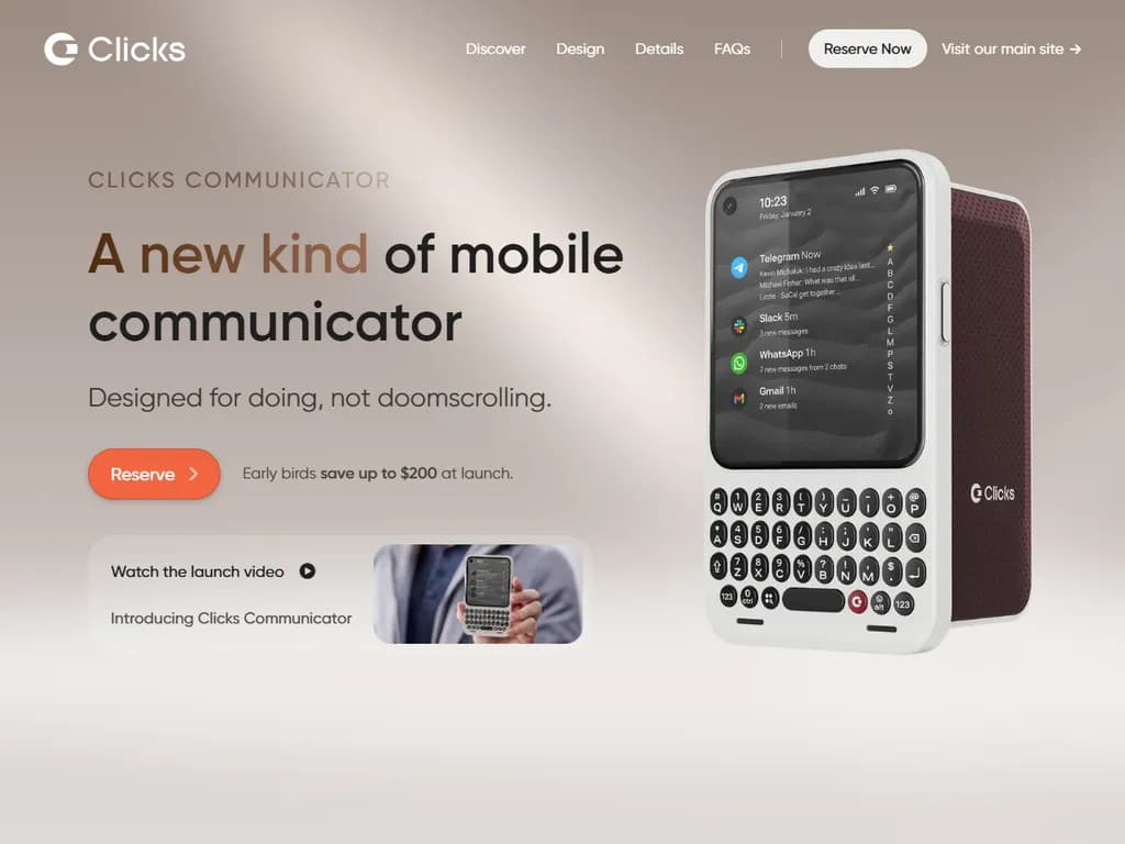 「クリック・コミュニケーター」