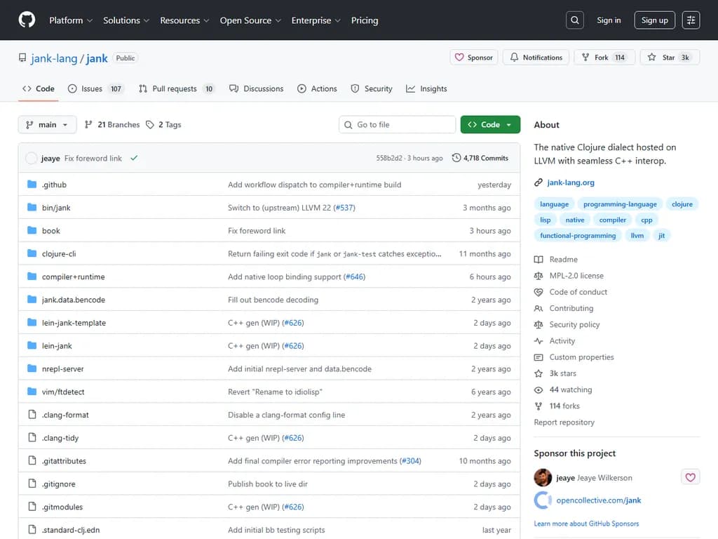 ジャンクな言語がアルファへヒットする。