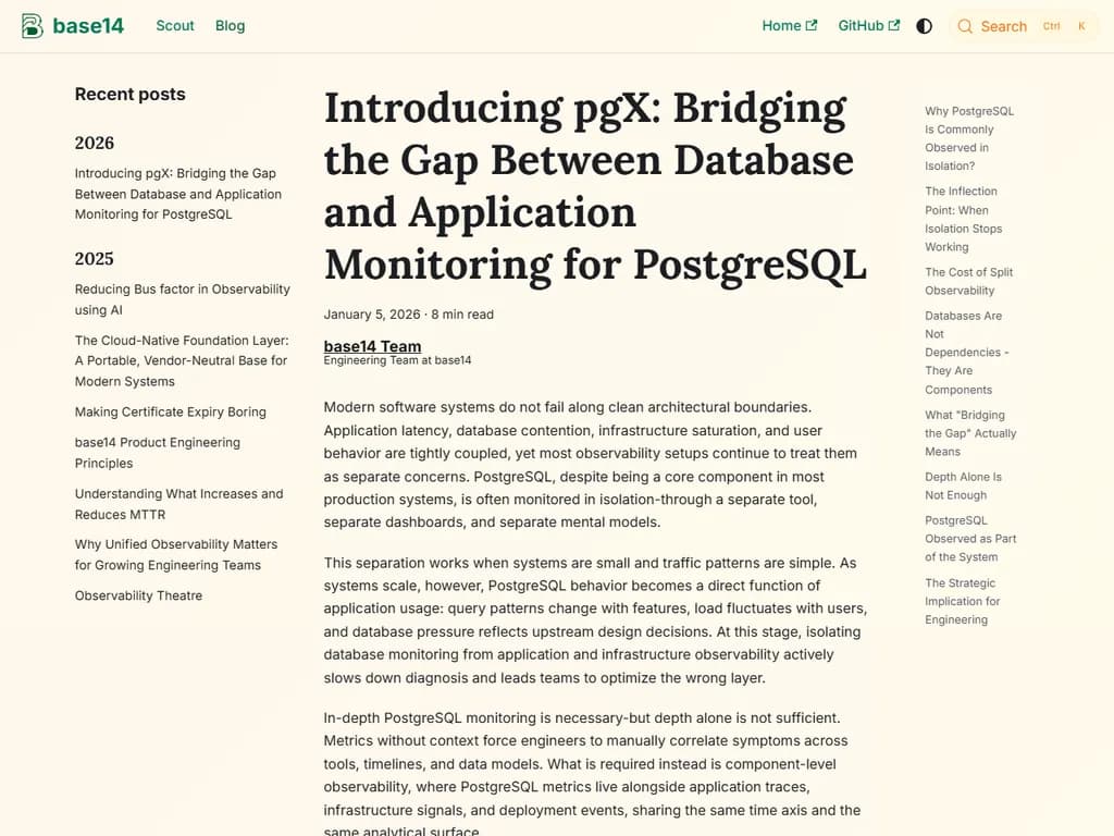 **PgX — アプリケーションコードの文脈で PostgreSQL のパフォーマンスをデバッグする**