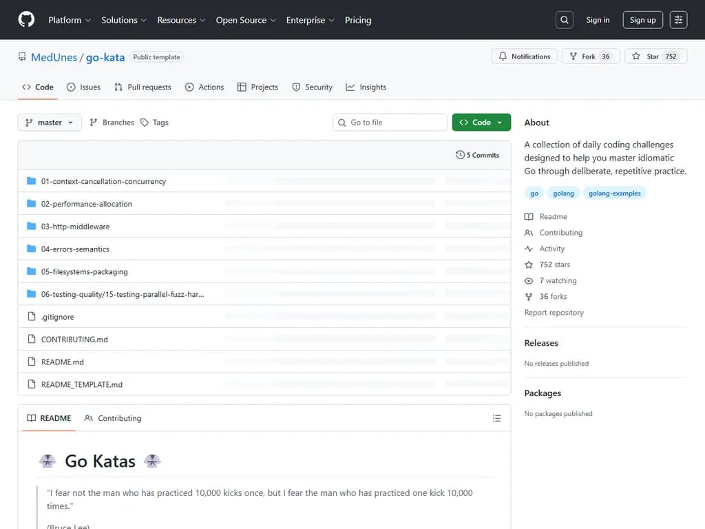 経験豊富な開発者がGoへ移行する際に使える、実務レベルの慣用表現を網羅したカタログ集です