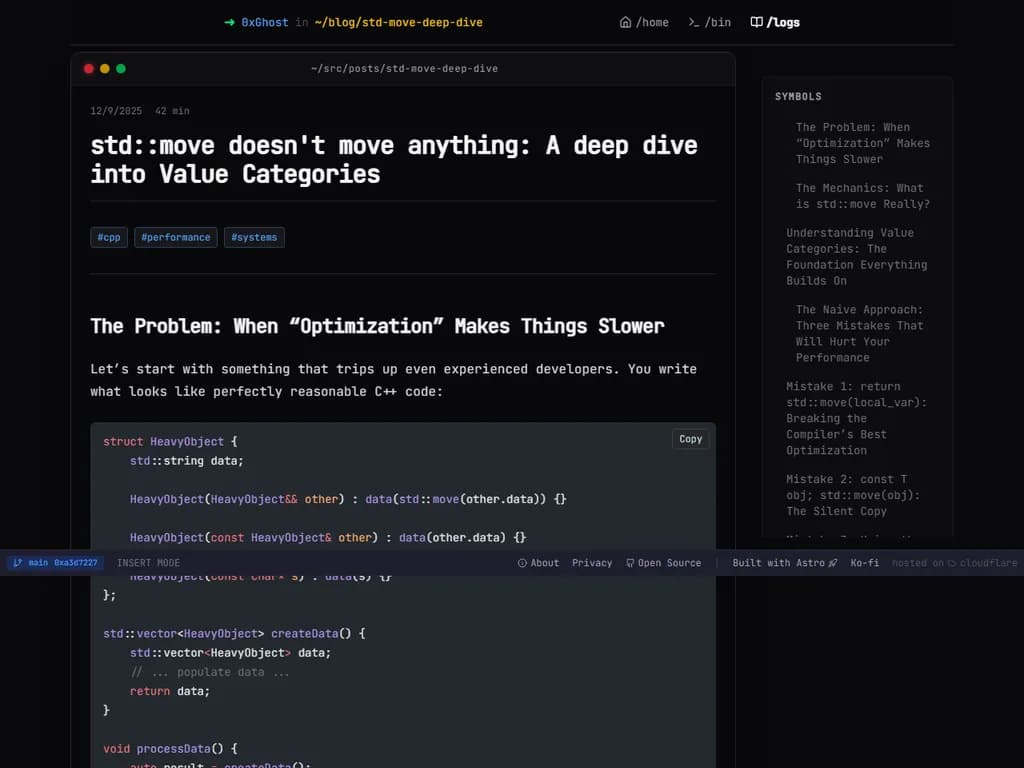 C++ std::move は何も移動しない：値カテゴリに関する詳細な検証