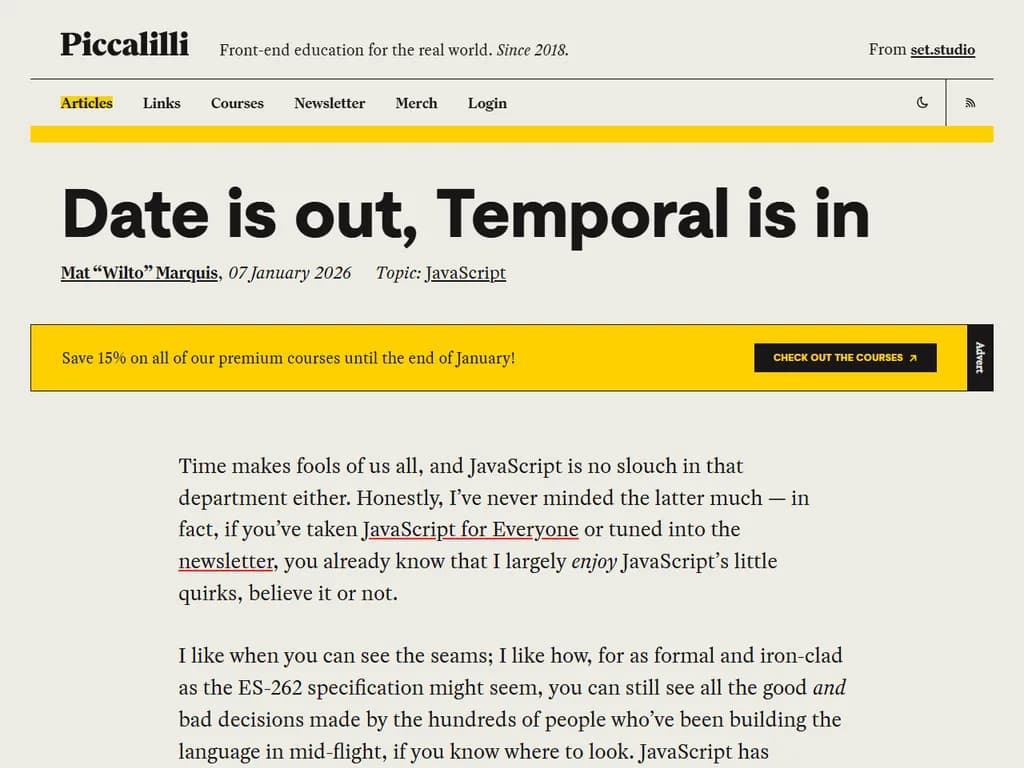 「Date は使用不可、Temporal が有効です。」