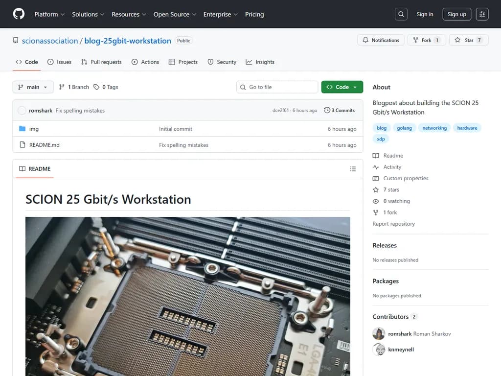 SCION協会向けに 25 Gbps のワークステーションを構築する