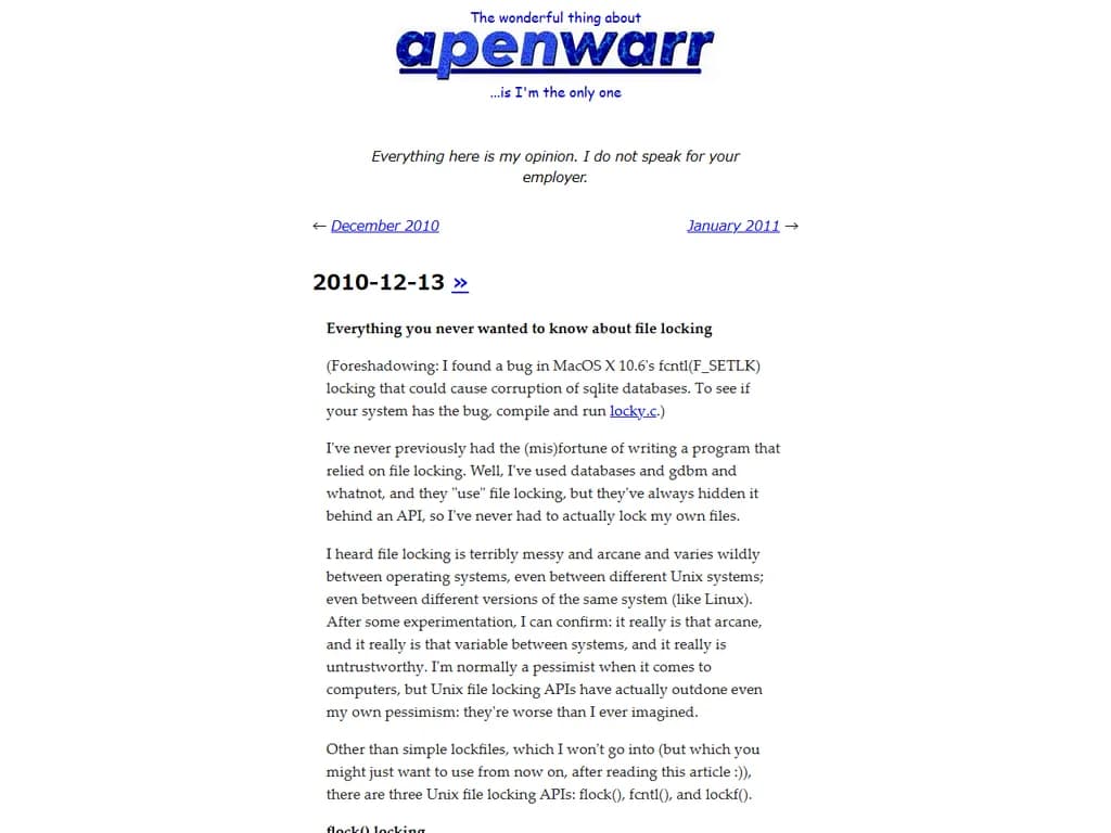 **「ファイルロックについて、あなたが決して知りたかった全て（2010）**」