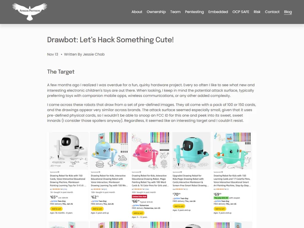 「Drawbot：かわいいものをハックしてみよう（2025）」