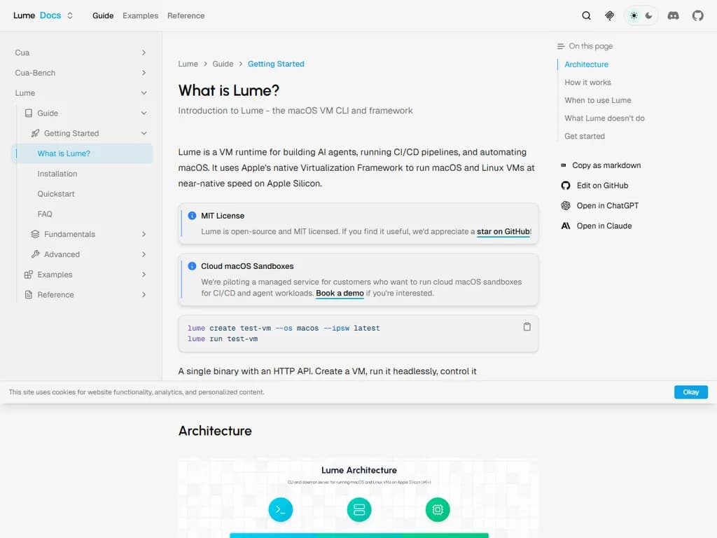 **Show HN：Lume 0.2 – 無人セットアップでmacOS仮想マシンを構築・実行**