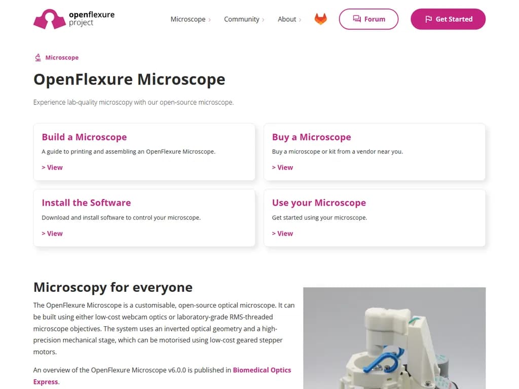 「OpenFlexure 顕微鏡」