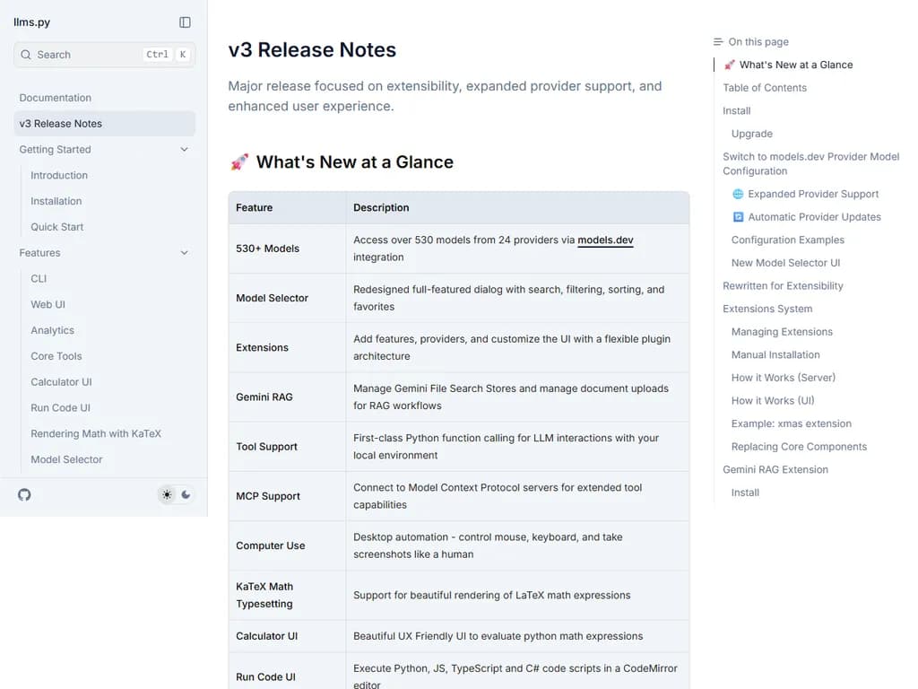 **OSS ChatGPT WebUI の概要**

- **モデル数:** 530種利用可能  
- **主な機能:**
  - MCP（マルチコマンド処理）
  - ツール統合
  - Gemini RAG（検索拡張生成）
  - 画像生成
  - 音声生成