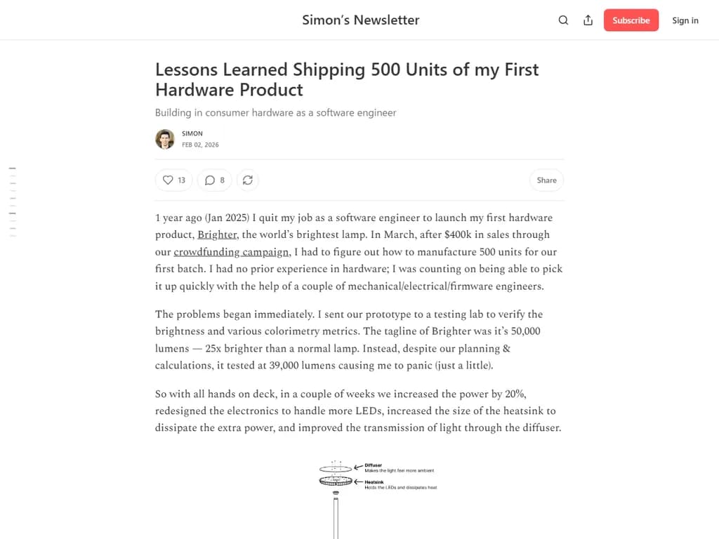 **私の初めてのハードウェア製品を500台出荷して得た教訓**