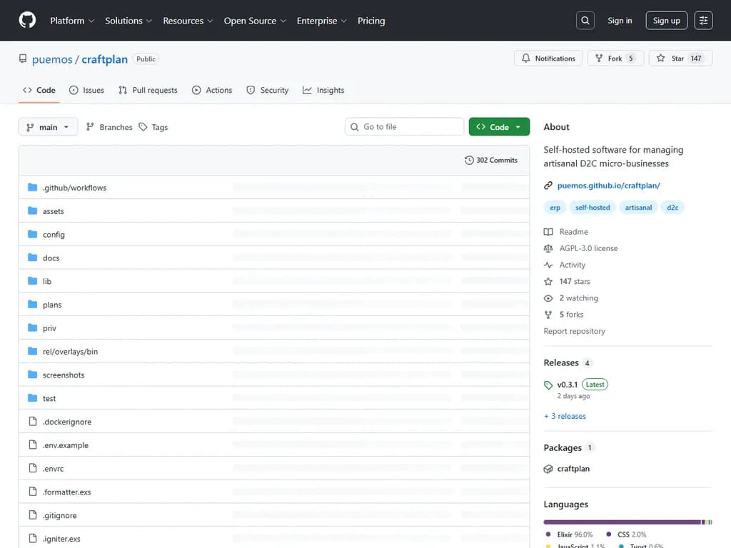 **Show HN:**
*Craftplan ― 私は妻のベーカリー向けに製造管理ツールを作りました*