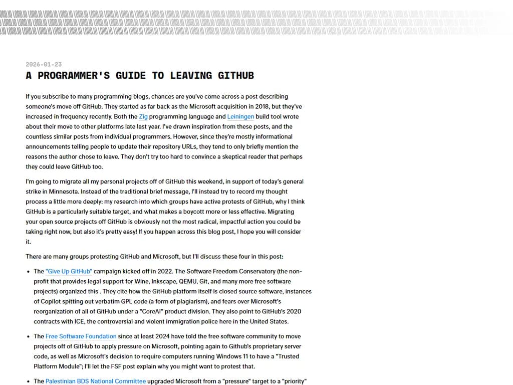 # GitHubを離れるためのプログラマ向けガイド

## 1️⃣ 理由を決める  
- アカウントを完全に削除したい？  
- 特定のリポジトリや組織から離れたい？

## 2️⃣ データをバックアップする  
| 内容 | 方法 |
|------|-----|
| **リポジトリ** | 各リポジトリで `git clone --mirror <repo>` を実行。 |
| **Issue / Pull Request** | API（`GET /repos/:owner/:repo/issues`）を使ってエクスポート、またはサードパーティツールを利用。 |
| **Gist** | すべての Gist を手動でダウンロードするか、API で取得。 |

## 3️⃣ アクセス権を削除  
### 3.1 個人リポジトリ  
- リポジトリへ → *Settings* → *Danger Zone* → *Delete this repository* を選択。

### 3.2 組織  
- メンバーの場合：組織設定から離脱を依頼。  
- オーナーの場合：所有権を別のユーザーに移転してから組織を削除。

## 4️⃣ アカウントを削除する（任意）  
1. Settings → *Account* → *Delete your account* をクリック。  
2. メールで送られてくるリンクを確認し、確定。

> **ヒント**：アカウントを削除すると、公開データとプライベートリポジトリのすべてが消去され、復元はできません。

## 5️⃣ ローカルクローンを整理  
- ローカルフォルダを削除するか、別プロジェクトで同じ URL を再利用する場合は `git config --global user.name` を汎用名に変更。

## 6️⃣ コラボレーターへ連絡  
- 関連する Issue/PR にメールやメッセージを送る：「GitHubを離れます。今後の作業は [新しい担当者] にご相談ください。」

---

**チェックリスト**

- [ ] リポジトリ、Gist、Issue データをバックアップ  
- [ ] 個人リポジトリを削除  
- [ ] 組織から離脱（または所有権移転）  
- [ ] 任意でアカウントを削除  
- [ ] ローカルクローンを整理  
- [ ] コラボレーターへ通知  

---