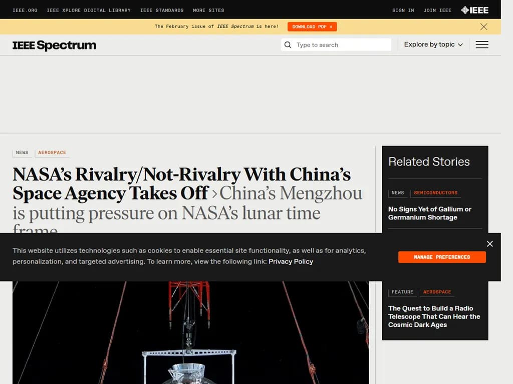 **中国月球計画：2030年の月面着陸を目指す**

- **背景**  
  中国の月探査プログラムは、数多くのマイルストーンを経て、2020 年に「嫦娥‑5」サンプルリターンミッションで頂点に達しました。

- **現在の目標**  
  次なる主要な目的は2030年までに月面への軟着陸です。これには以下が含まれます：  
  * 新型大型ロケット（ハイリフト）開発  
  * 自律航行・表層作業を実現する先進ランダー設計  
  * 地質学、資源評価、技術デモンストレーション用科学機器の統合  

- **戦略的意義**  
  - 中国を深宇宙探査における存在感ある国として確立  
  - 将来の有人ミッションを支える月面資源情報を提供  
  - 他宇宙機関との国際協力機会を拡大  

- **タイムライン概要**  
  | フェーズ | 年度 | マイルストーン |
  |--------|------|----------------|
  | 設計・試験 | 2023–2025 | ランダーとロケットのプロトタイプテスト |
  | ロケット開発 | 2024–2027 | 大型ロケット製造完了 |
  | ミッション統合 | 2028–2029 | 最終組み立て・システム検査・リハーサル |
  | 月面着陸 | 2030 | 軟着陸と表層作業の成功 |

- **主要課題**  
  - 深宇宙航行に耐える信頼性の高い推進系統設計  
  - 敏感機器への放射線シールド確保  
  - 国際データ共有プロトコルの調整  

- **見通し**  
  成功すれば、中国は月面探査のリーディングプレーヤーとして位置づけられ、将来の有人月面ミッションやそれ以降の宇宙開発への道を切り拓くことになるでしょう。