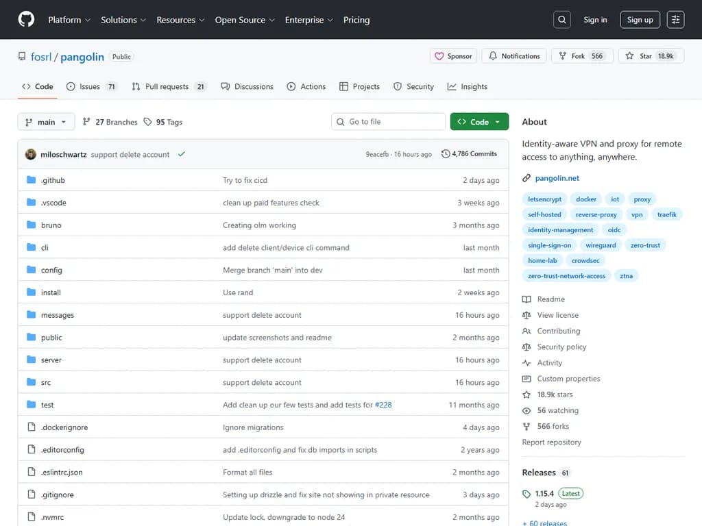**Show HN:** *パングリン：オープンソースのアイデンティティベースVPN*  
（Twingate／Zscaler の代替）
