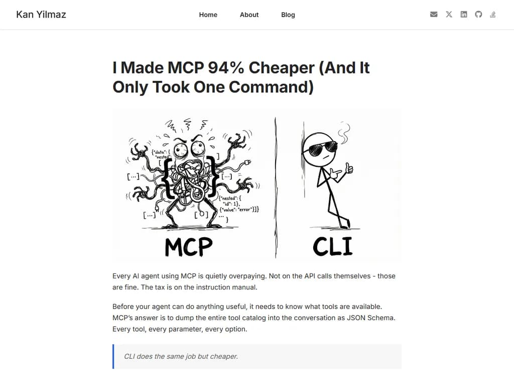 CLI で MCP を低価格化する方法