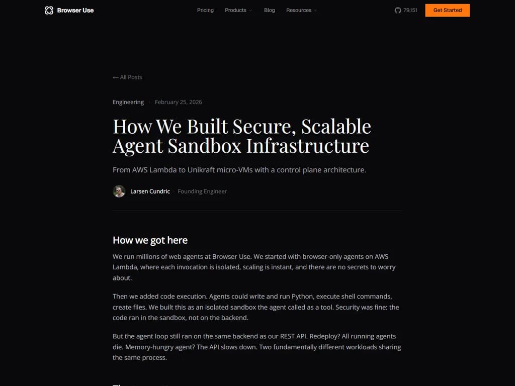 安全でスケーラブルなエージェントサンドボックスインフラストラクチャの構築