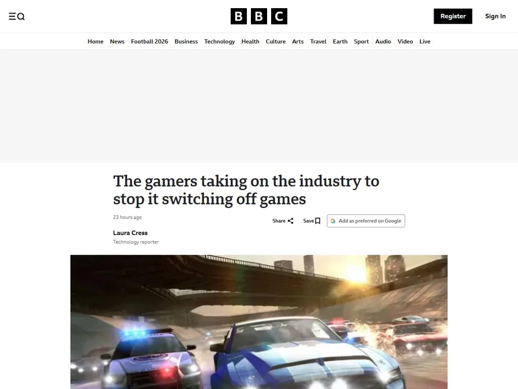ゲーム産業の閉鎖に立ち向かうゲーマーたち