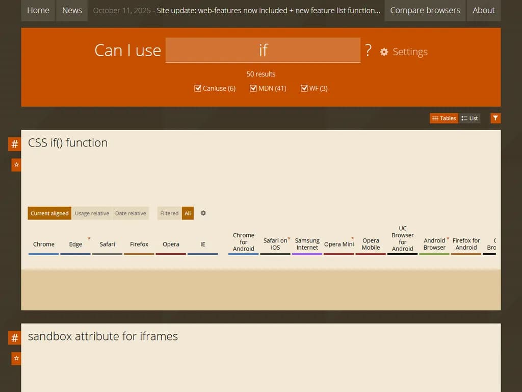 CSS now has an if() conditional function