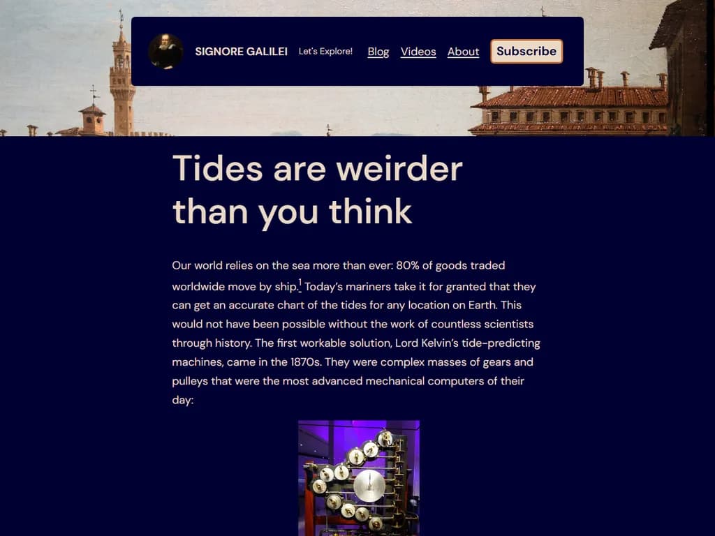 Tides are weirder than you think