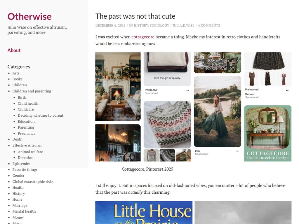 The past was not that cute