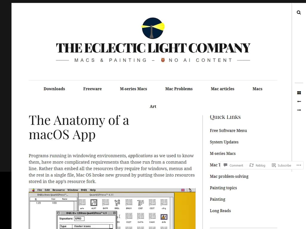 The Anatomy of a macOS App