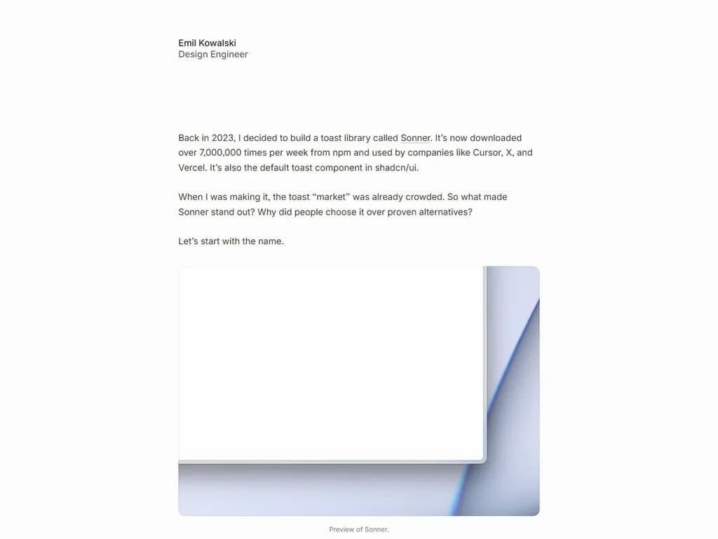 Building a Toast Component