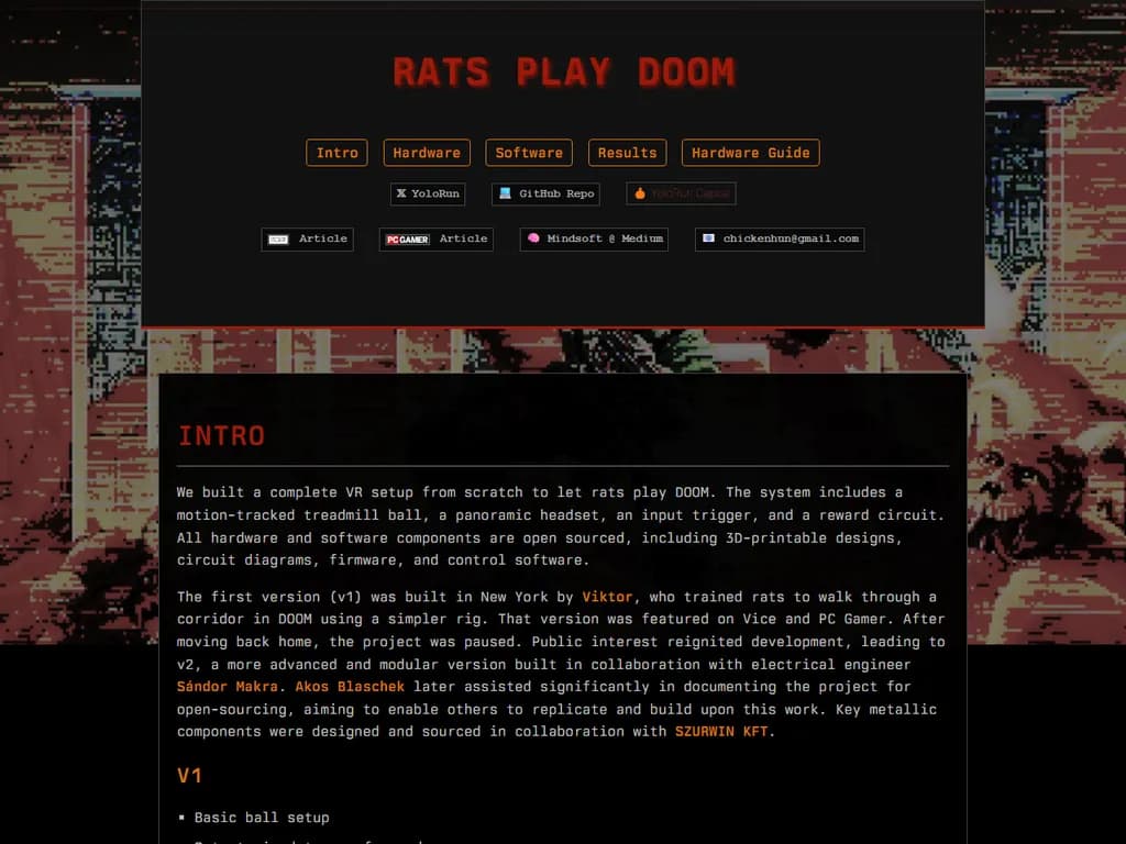 Rats Play DOOM