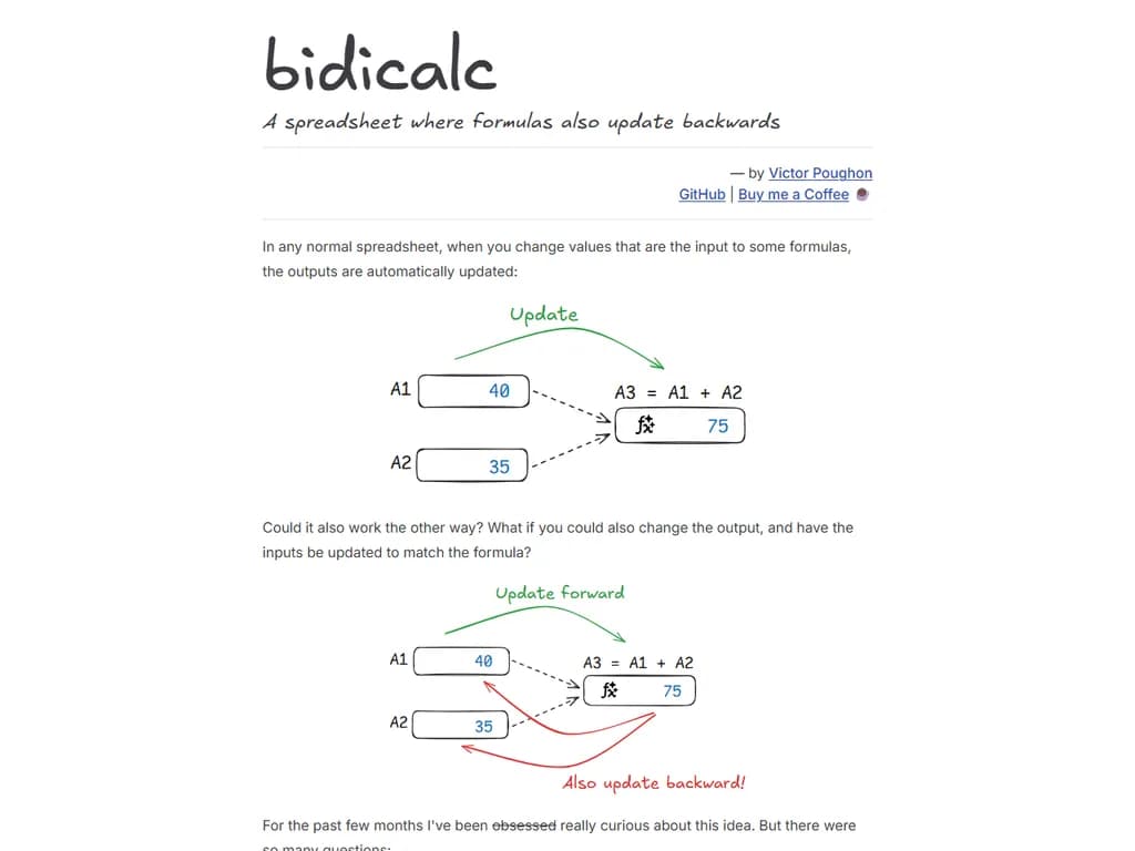 Show HN: I made a spreadsheet where formulas also update backwards