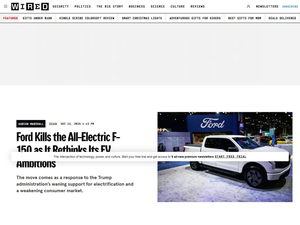 Ford kills the All-Electric F-150